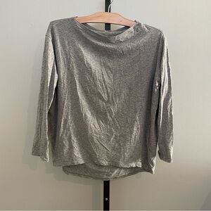 Lululemon Heather Gray Long Sleeve Top